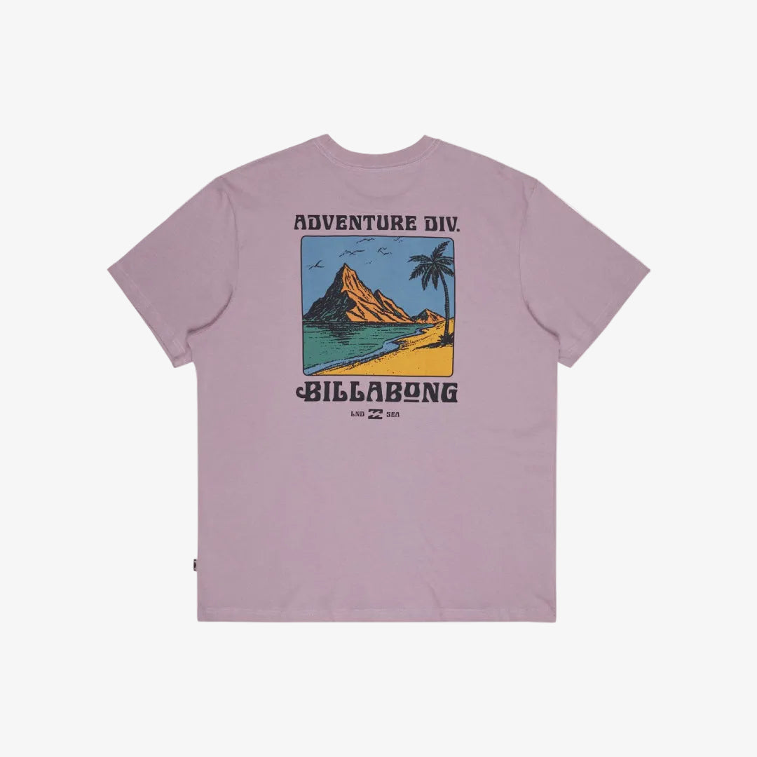 Mens Post Cards A/DIV Premium T-Shirt - Billabong Malaysia