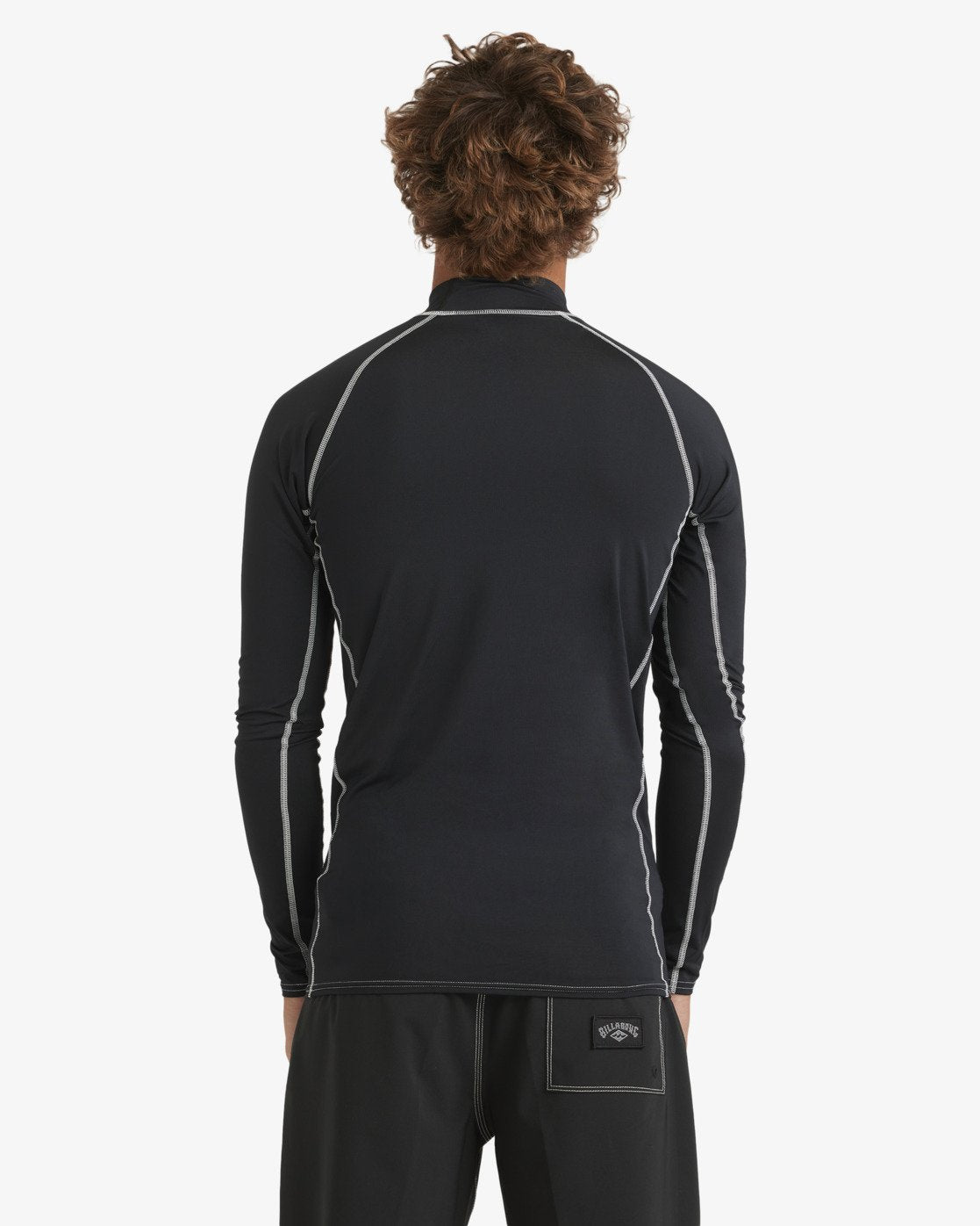 Mens Jimmy Contrast Long Sleeve Rash Vest - Billabong Malaysia