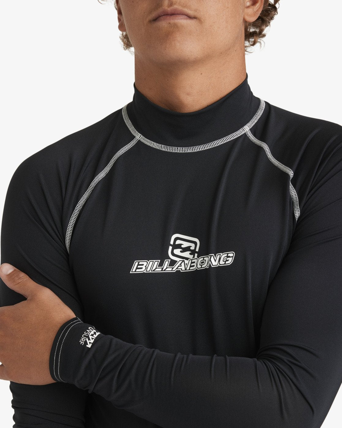 Mens Jimmy Contrast Long Sleeve Rash Vest - Billabong Malaysia