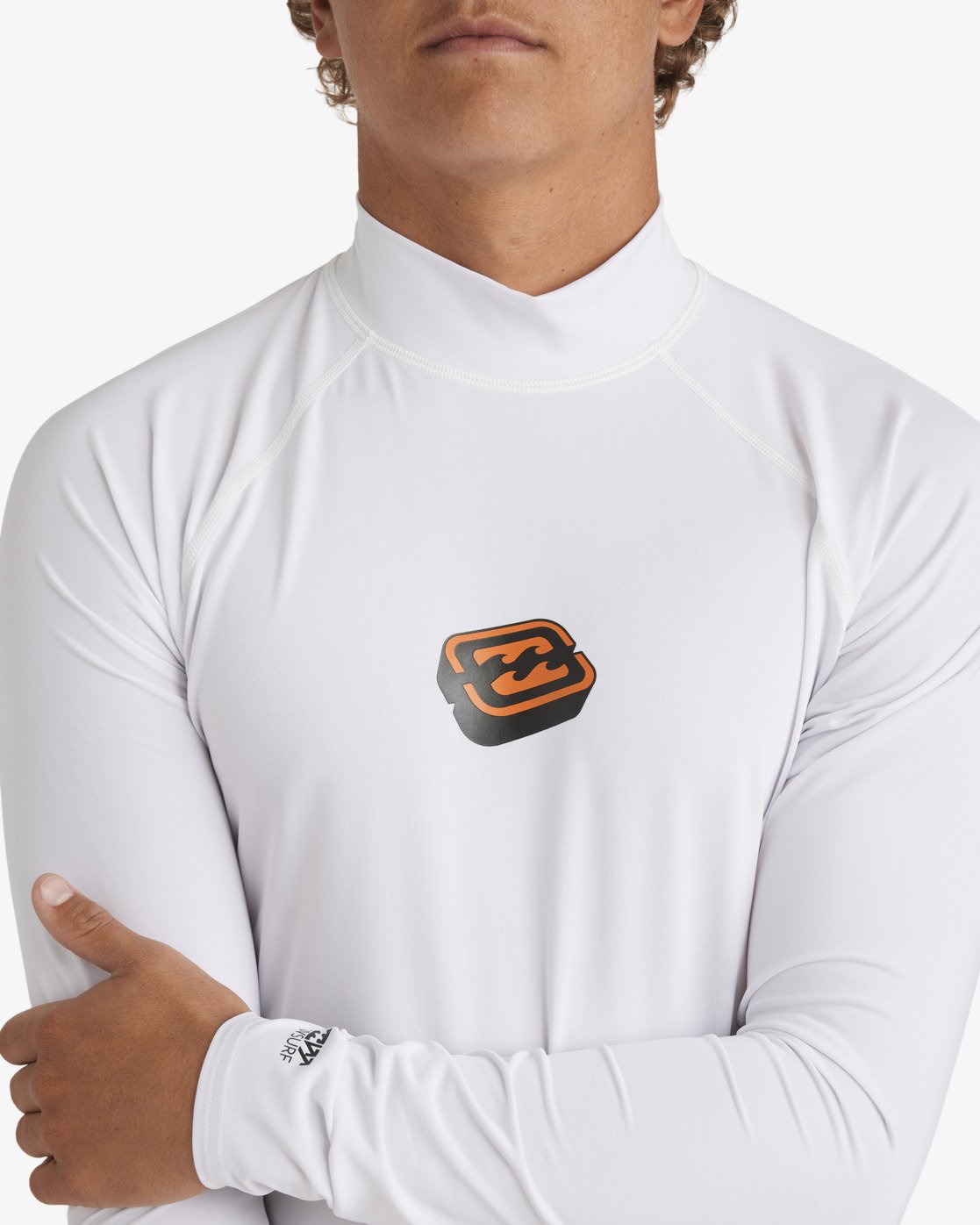 Mens Jimmy Contrast Long Sleeve Rash Vest - Billabong Malaysia