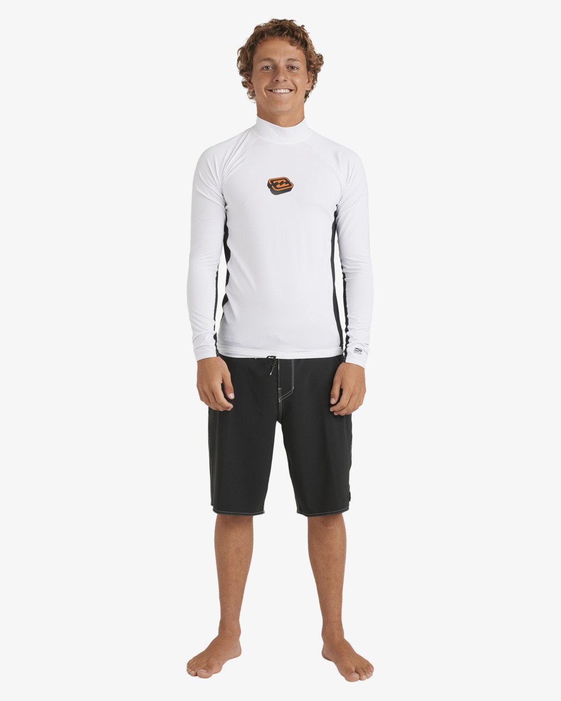 Mens Jimmy Contrast Long Sleeve Rash Vest - Billabong Malaysia