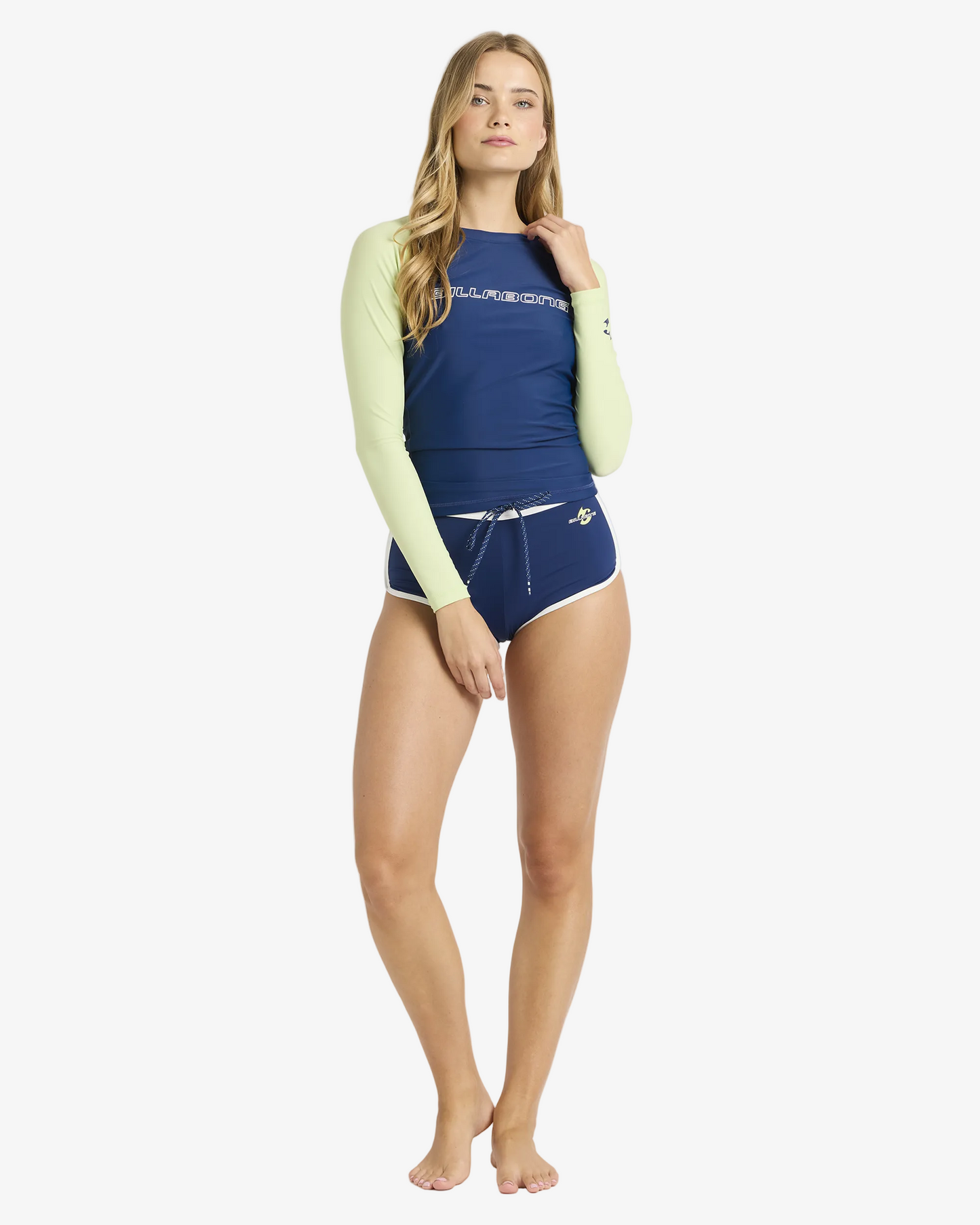 Womens Dig It Long Sleeve Sunshirt Rash Vest - Billabong Malaysia