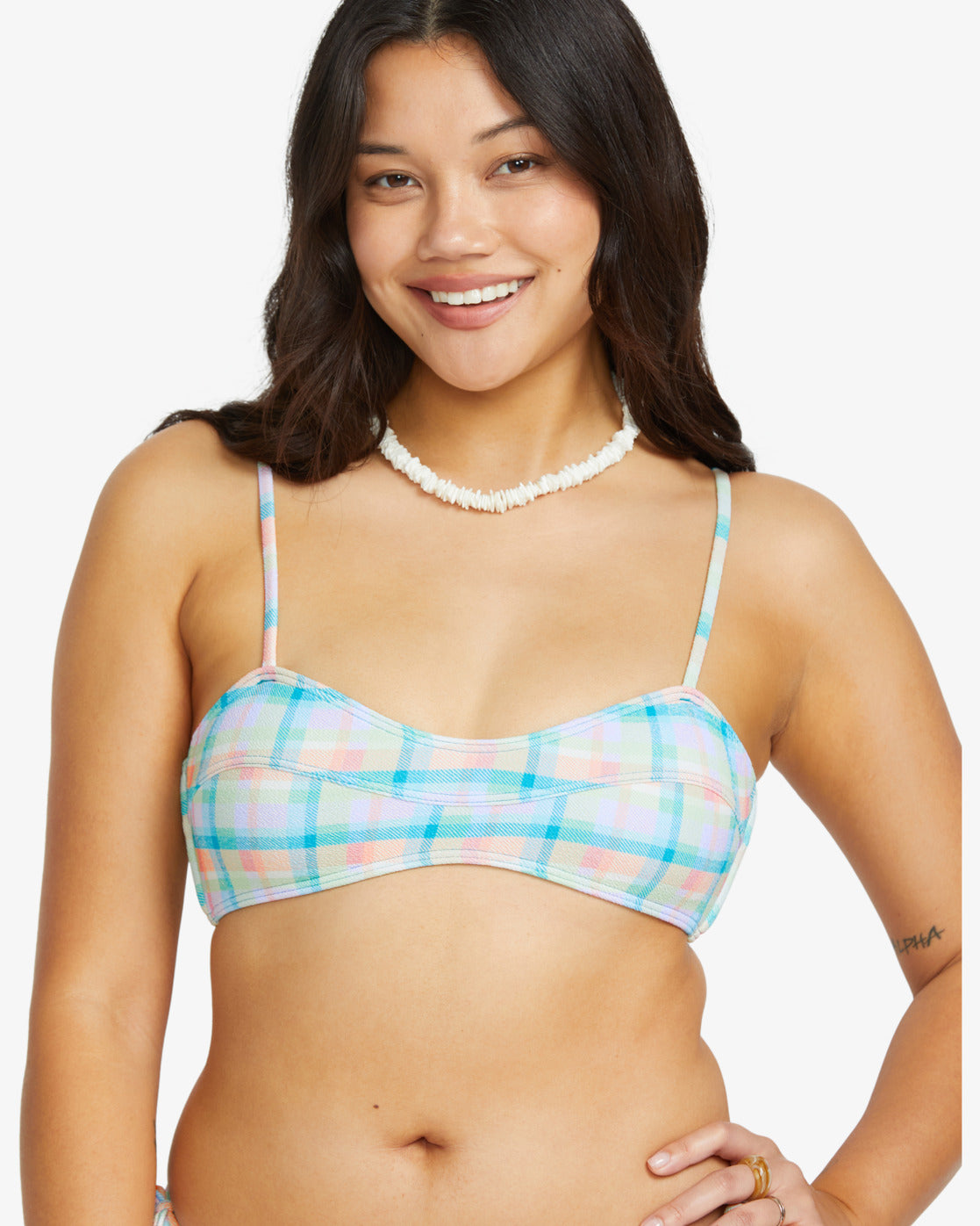 Womens Check The Waves Full Coverage Bikini Top - Billabong Malaysia