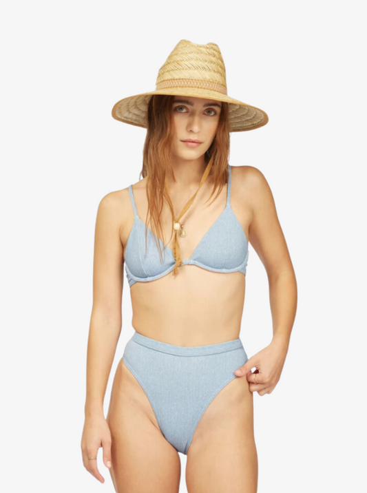 Womens Wrangler Down With Denim Underwire Bikini Top - Billabong Malaysia