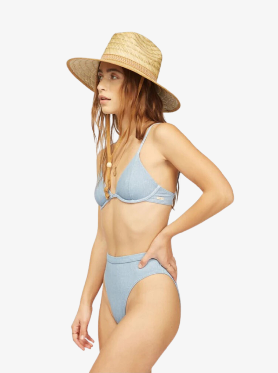 Womens Wrangler Down With Denim Underwire Bikini Top - Billabong Malaysia