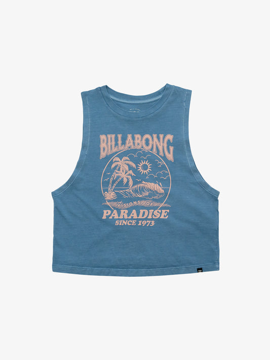 Womens It's The Season Muscle Tee - Billabong Malaysia
