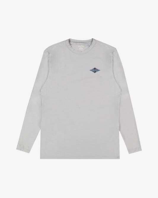 Mens Diamond Shoreline Long Sleeves UPF 50 Surf T-shirt - Billabong Malaysia