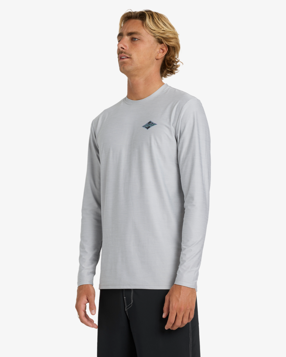 Mens Diamond Shoreline Long Sleeves UPF 50 Surf T-shirt - Billabong Malaysia