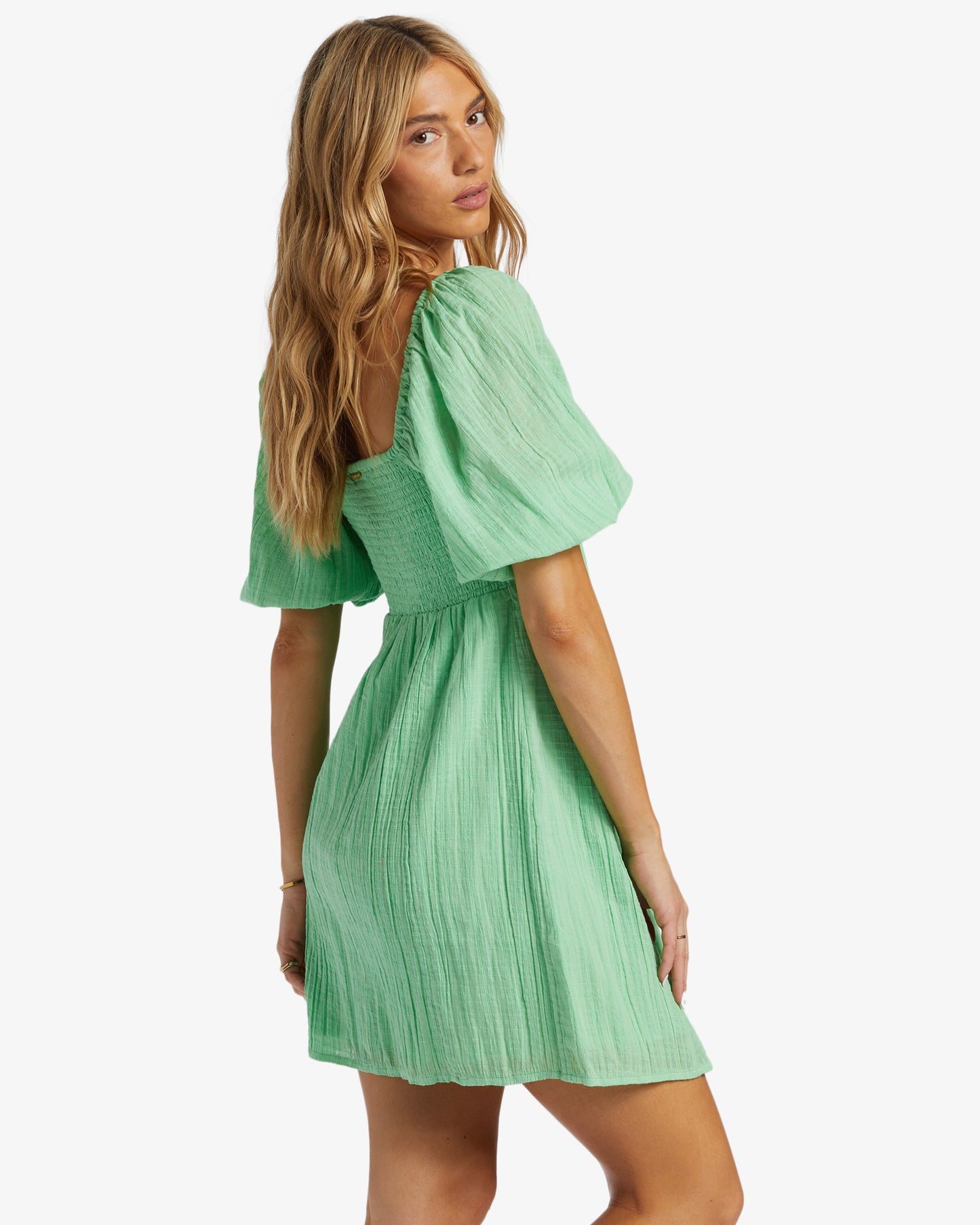 Womens Sol Puff Sleeve Mini Dress - Billabong Malaysia