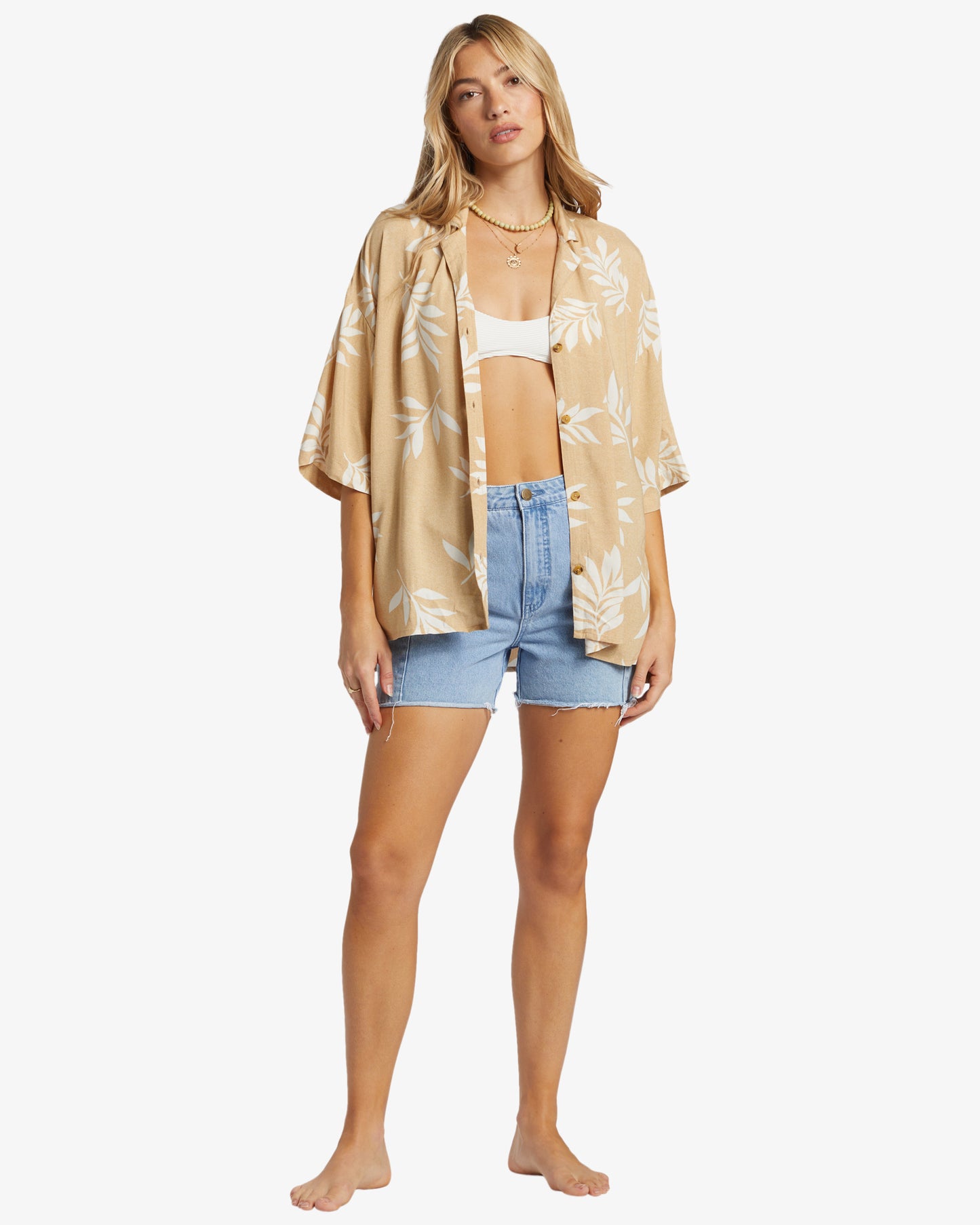 Womens Beach Side Oversized Shirt - Billabong Malaysia