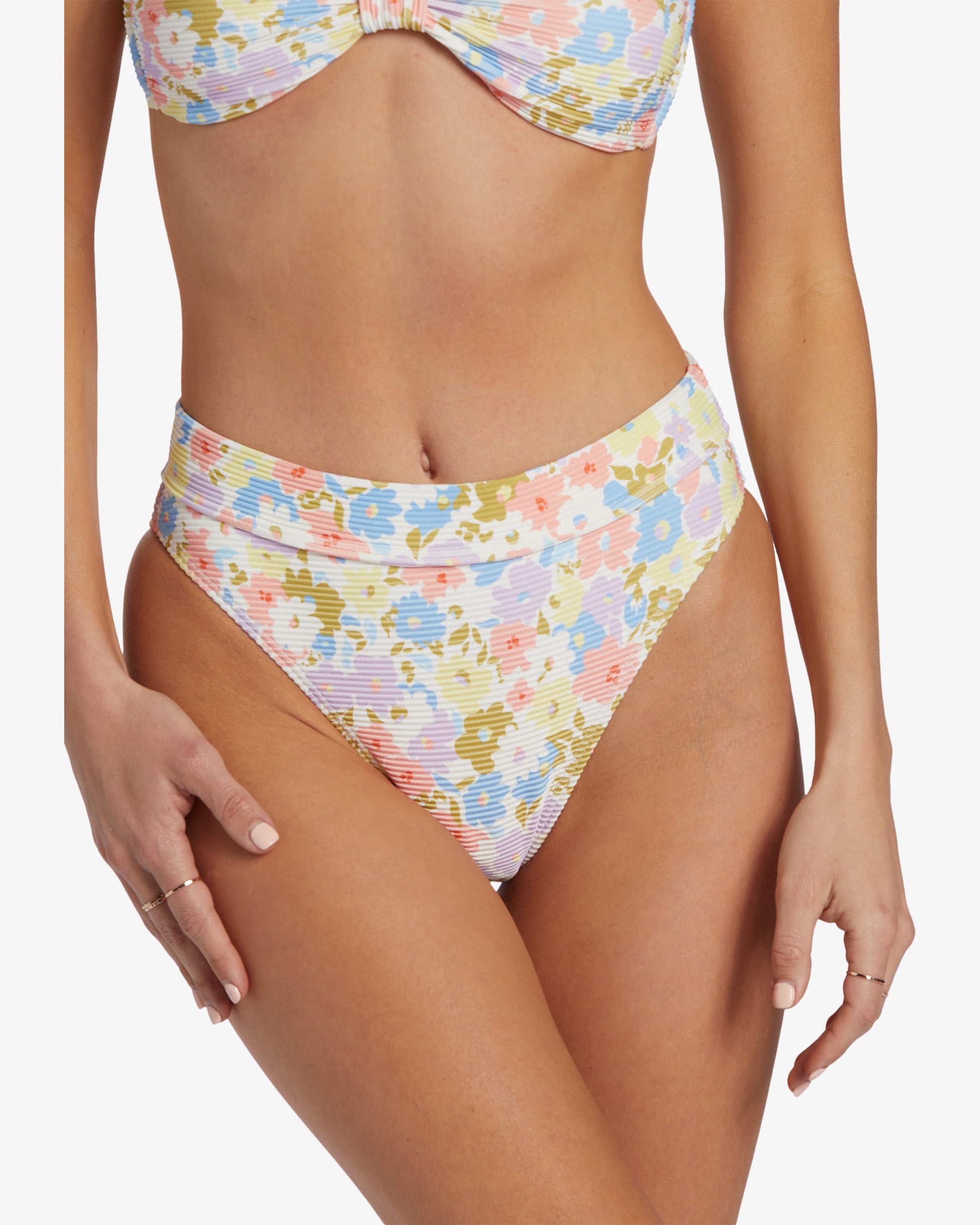 Womens Dream Chaser Tanlines Maui Mid-Waist Bikini Bottom - Billabong Malaysia