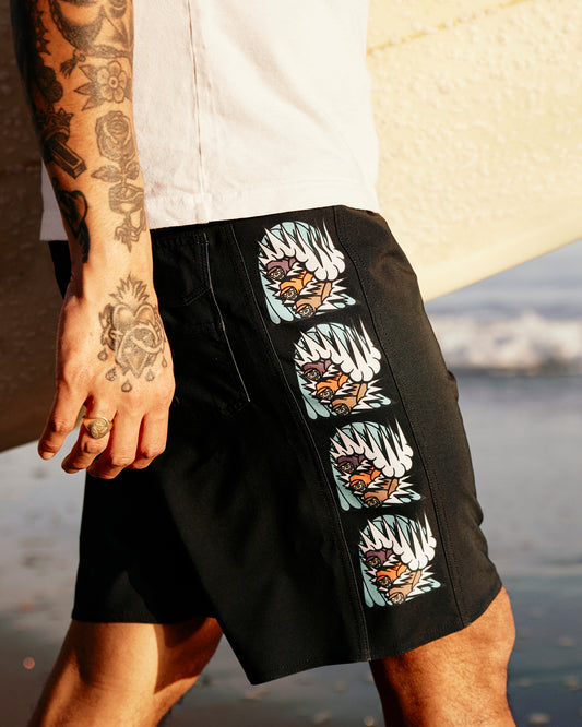 Mens Skulls D Bah Pro 18" Boardshorts - Billabong Malaysia