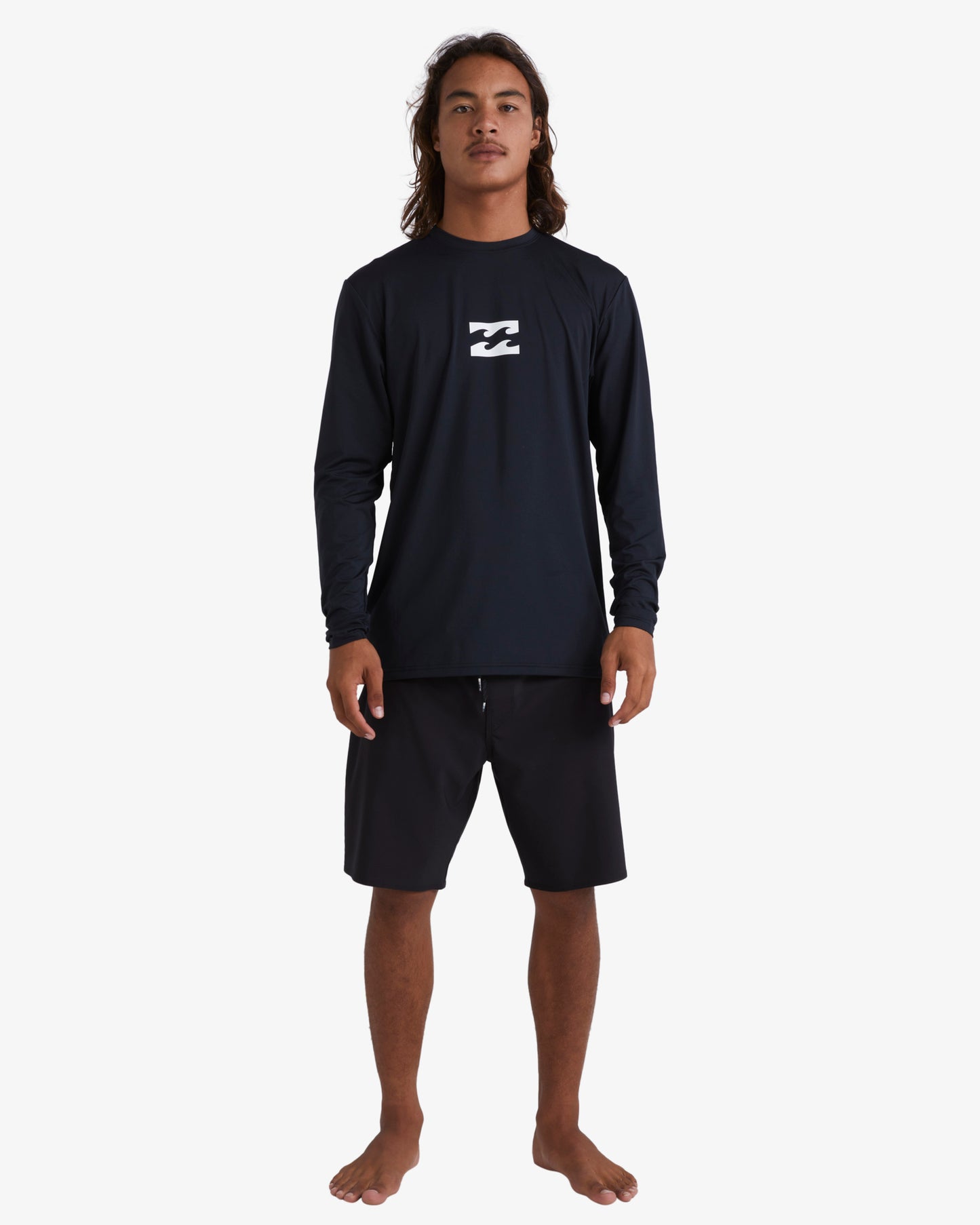 Mens All Day Wave Long Sleeve UPF 50 Surf T-Shirt - Billabong Malaysia