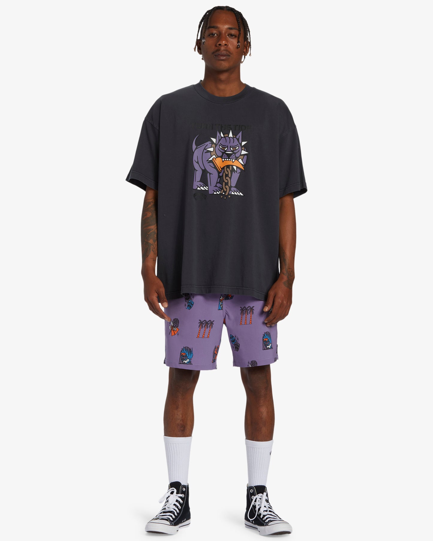 Mens Dog Days Og Short Sleeve Wave Washed T-Shirt - Billabong Malaysia