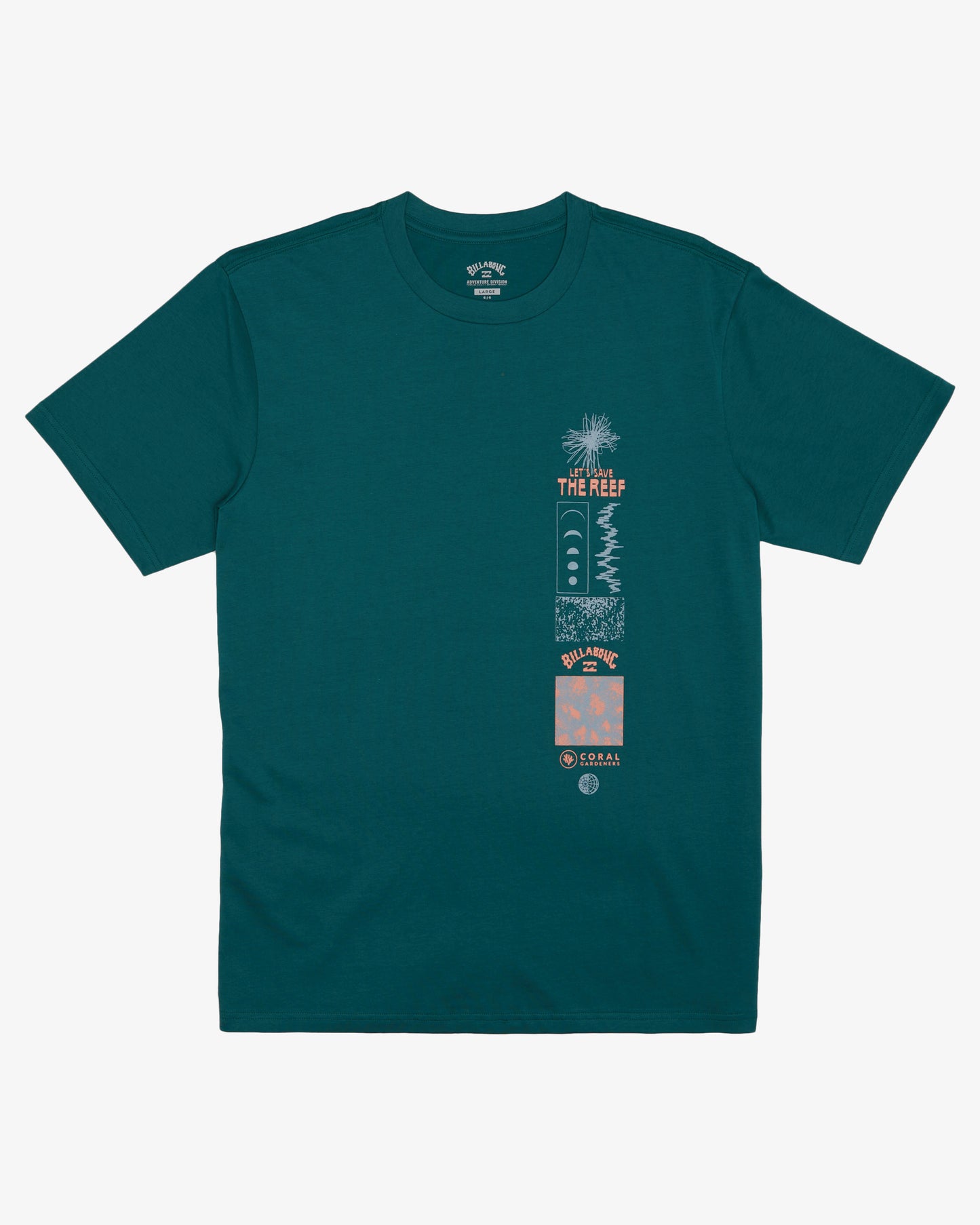 Mens Coral Gardeners Reef Nursery Short Sleeve T-Shirt - Billabong Malaysia