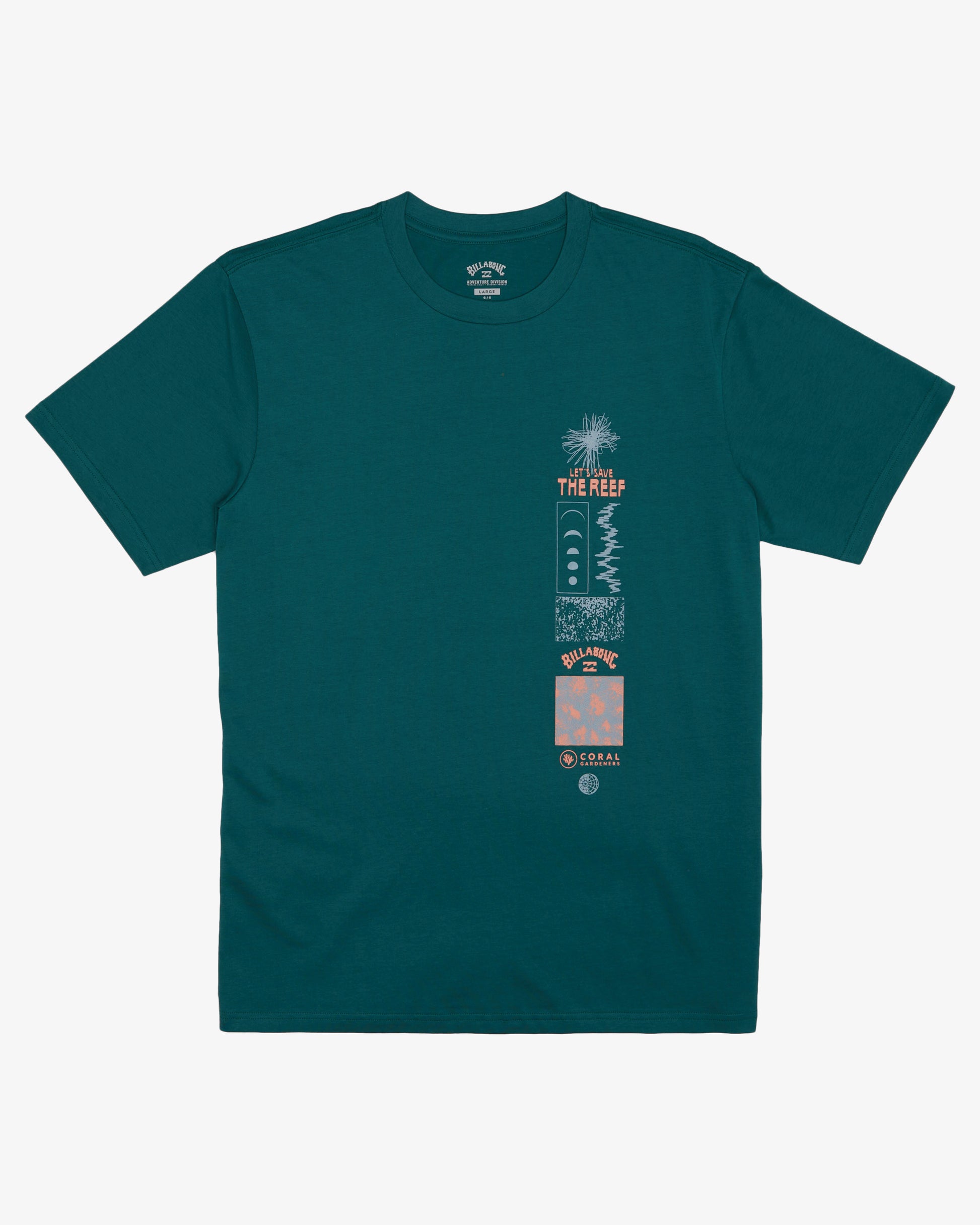 Mens Coral Gardeners Reef Nursery Short Sleeve T-Shirt - Billabong Malaysia