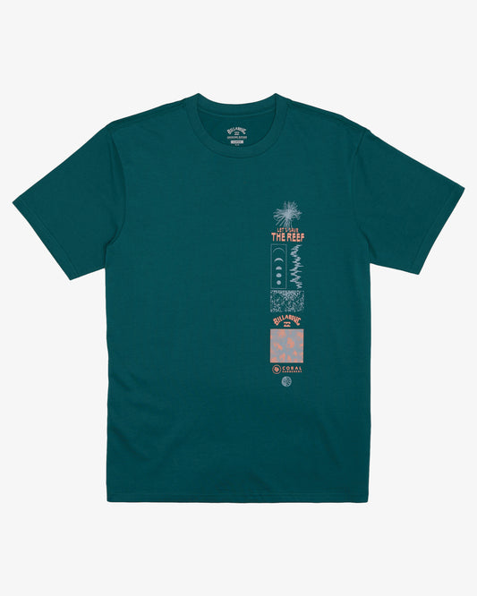 Mens Coral Gardeners Reef Nursery Short Sleeve T-Shirt - Billabong Malaysia