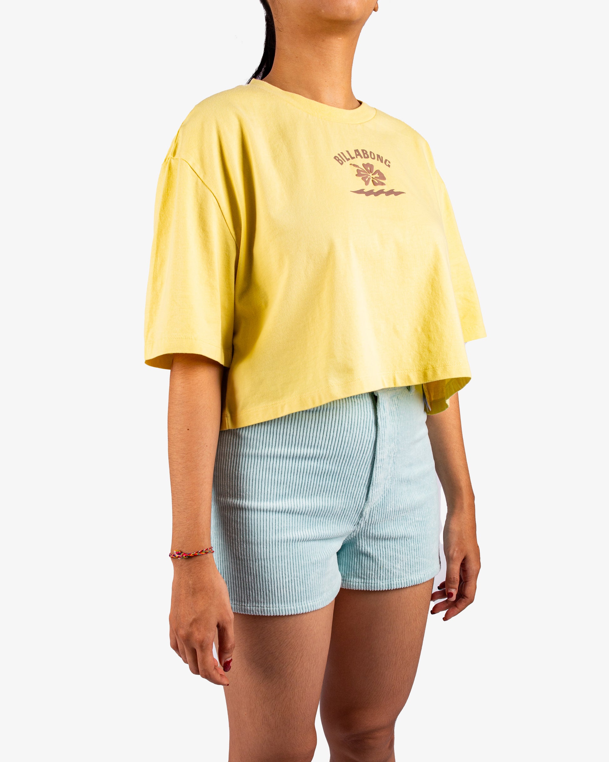 Womens Riding The Wave Crop T-Shirt - Billabong Malaysia