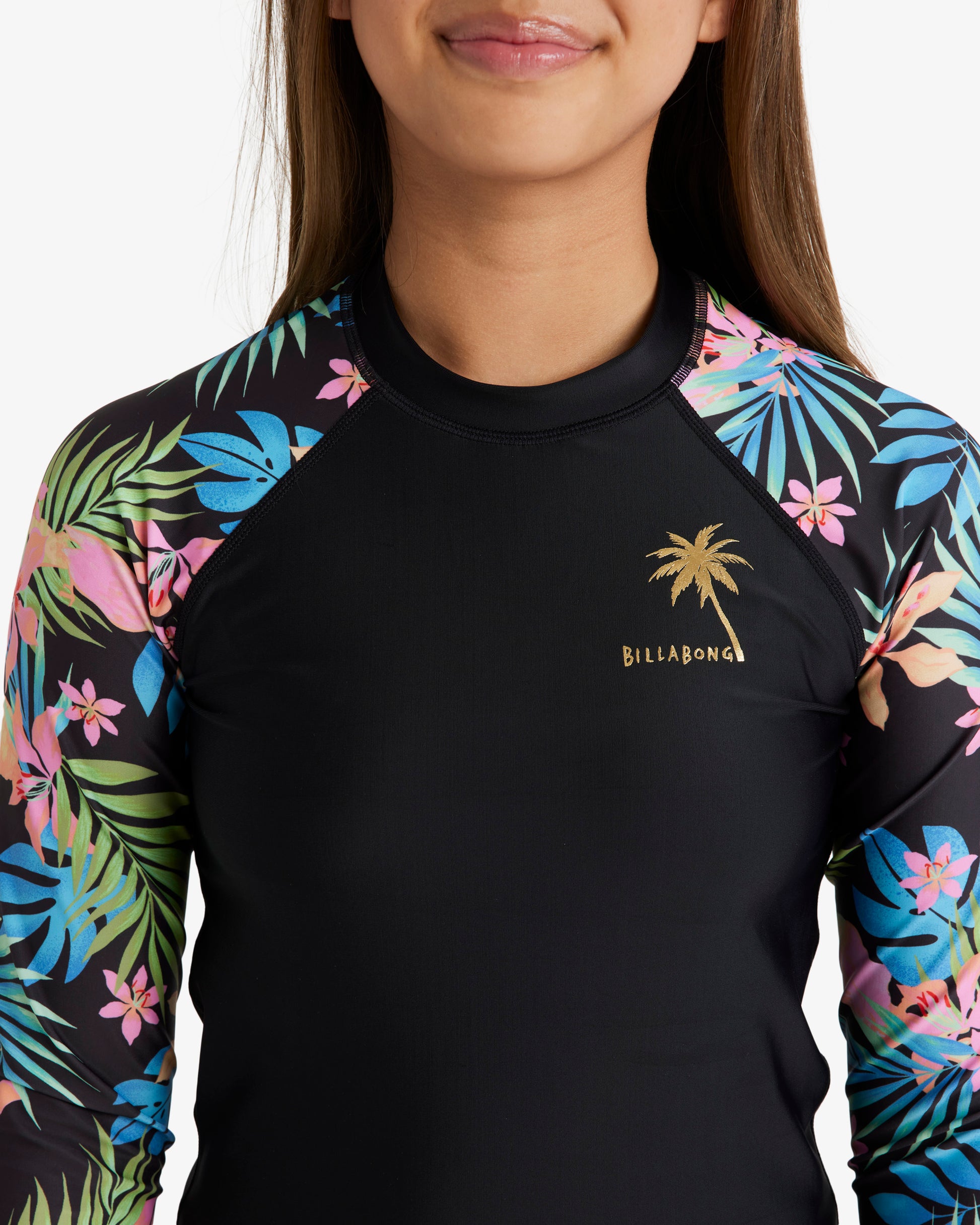 Girls 2-16 In Da Jungle Rash Vest - Billabong Malaysia