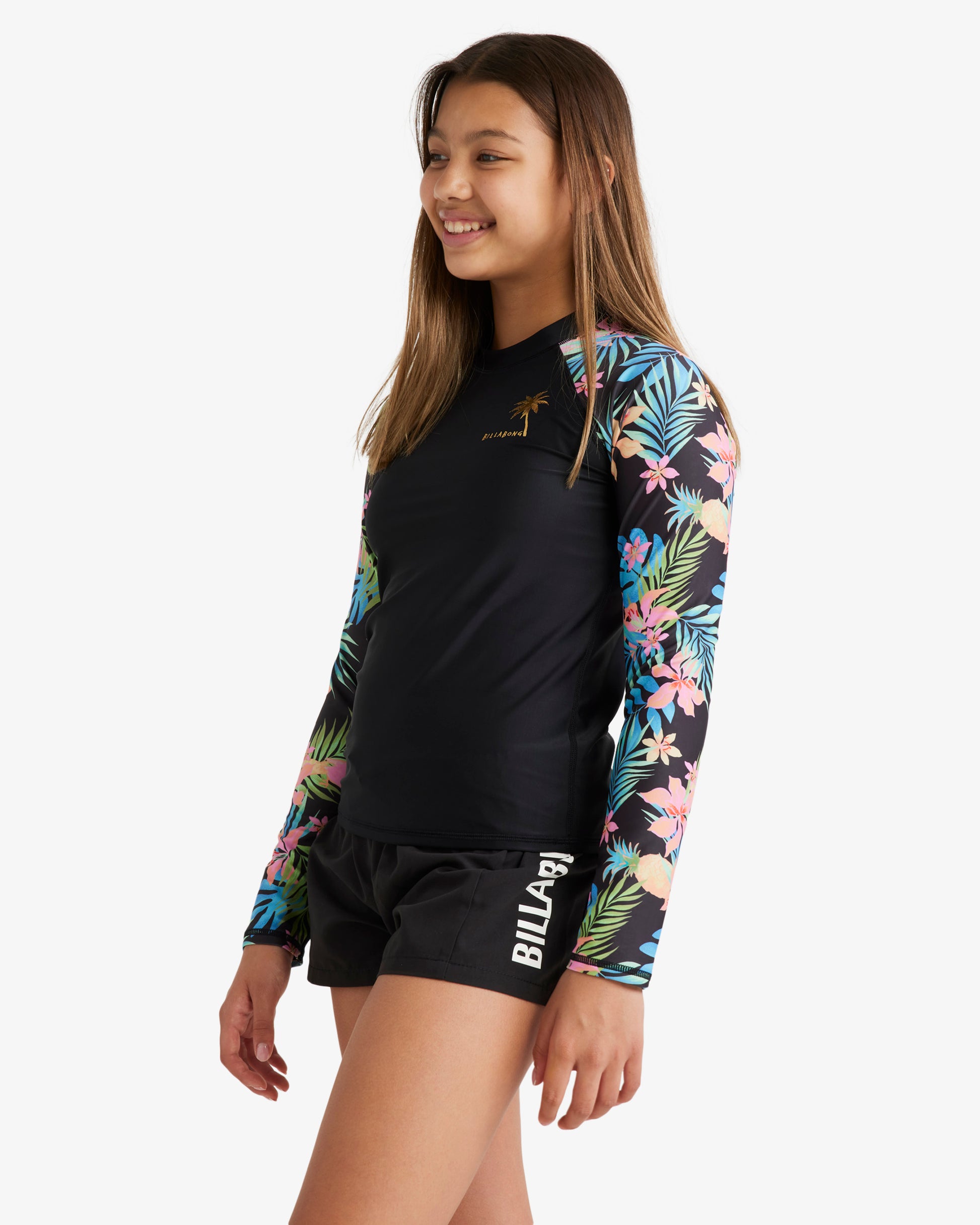 Girls 2-16 In Da Jungle Rash Vest - Billabong Malaysia