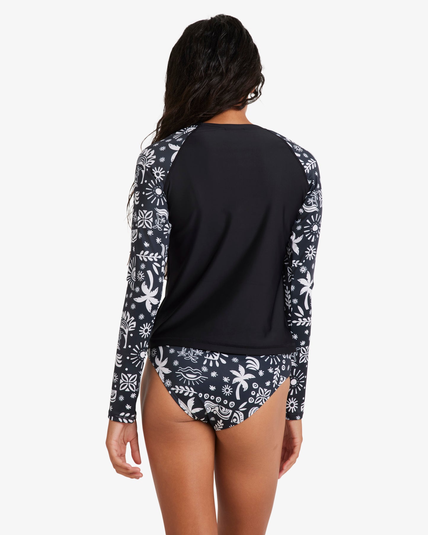 Girls 6-14 Paradise Stamp Rash Vest Set - Billabong Malaysia