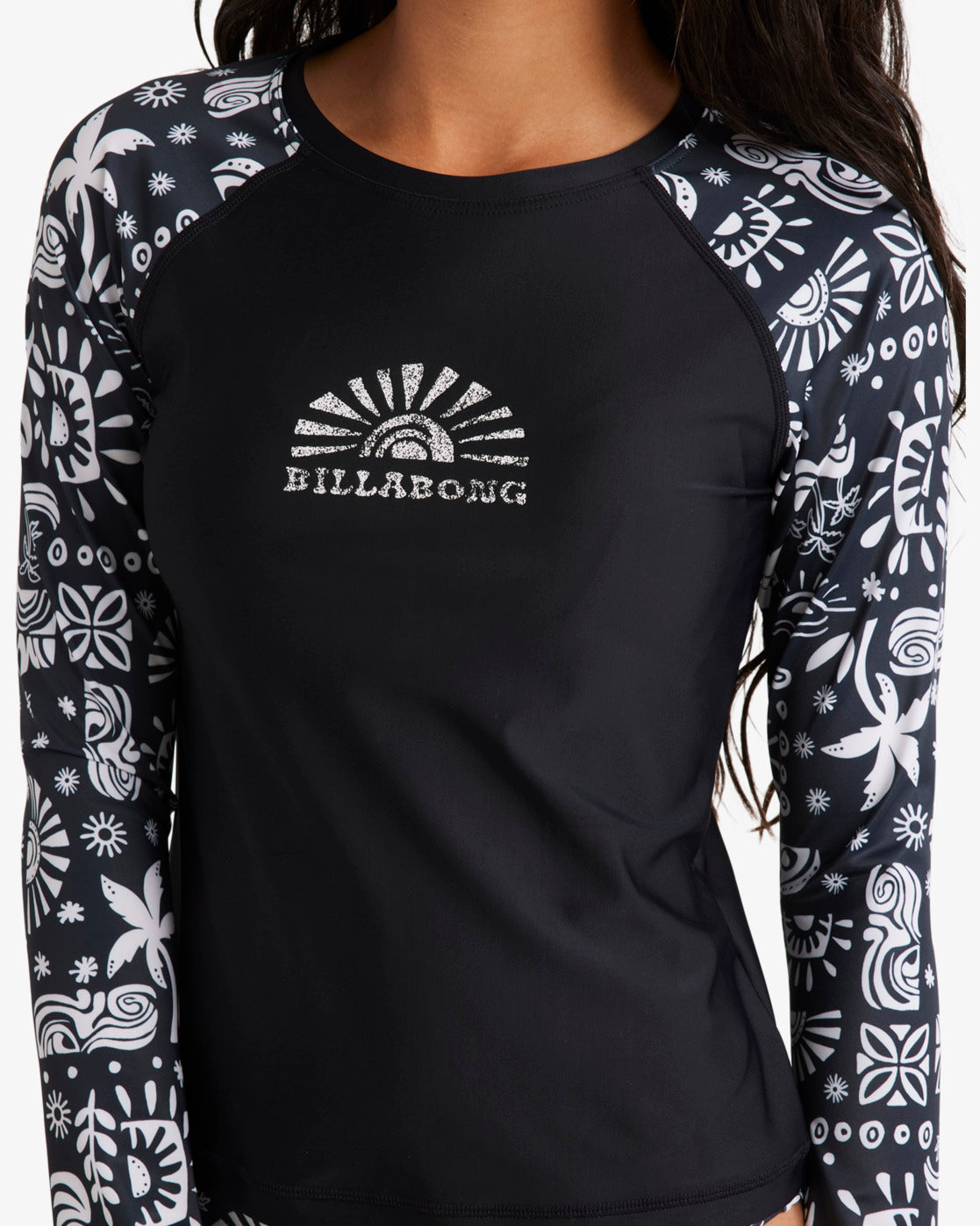 Girls 6-14 Paradise Stamp Rash Vest Set - Billabong Malaysia
