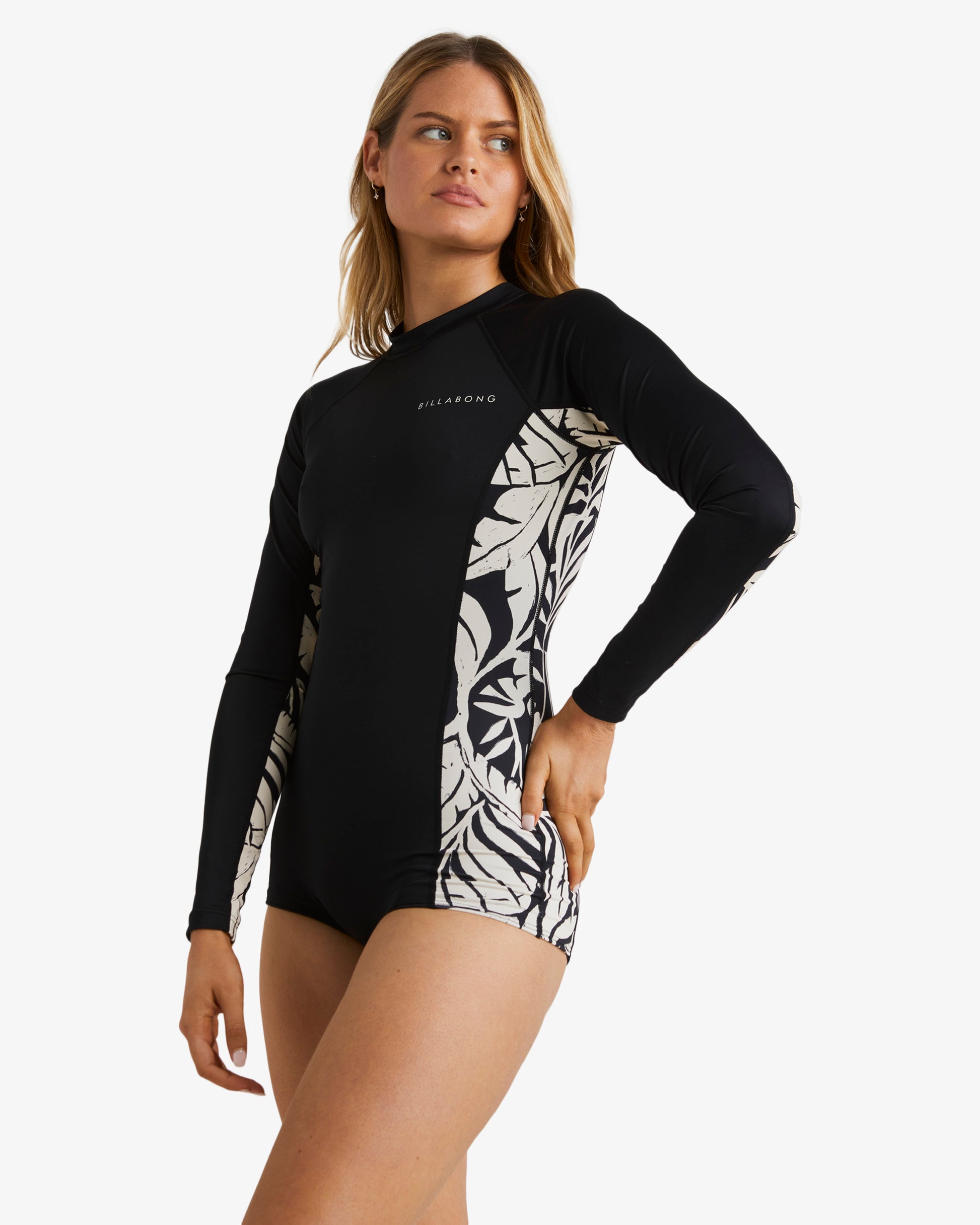 Womens The Coast Is Calling Long Sleeves UPF 50 One Piece Swimsuit - Billabong Malaysia