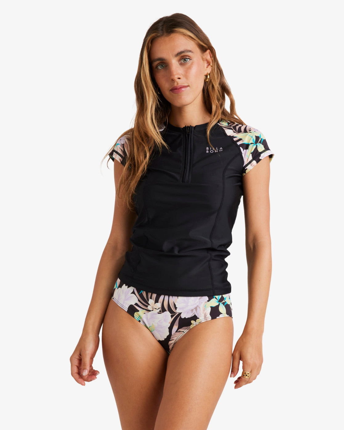 Womens Shadow Tropic Point Break Rash Vest - Billabong Malaysia