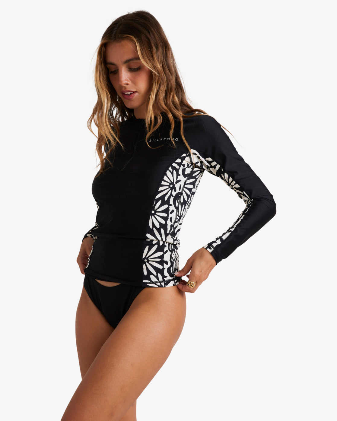 Womens Happy Dance Reef Break Rash Vest - Billabong Malaysia