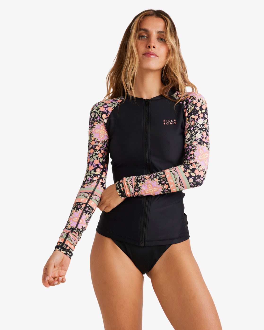 Womens Sunrise Coast Pipa Rash Vest - Billabong Malaysia