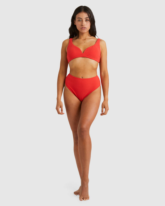 Womens Terry Rib Dion D-Cup Bra Bikini Top - Billabong Malaysia