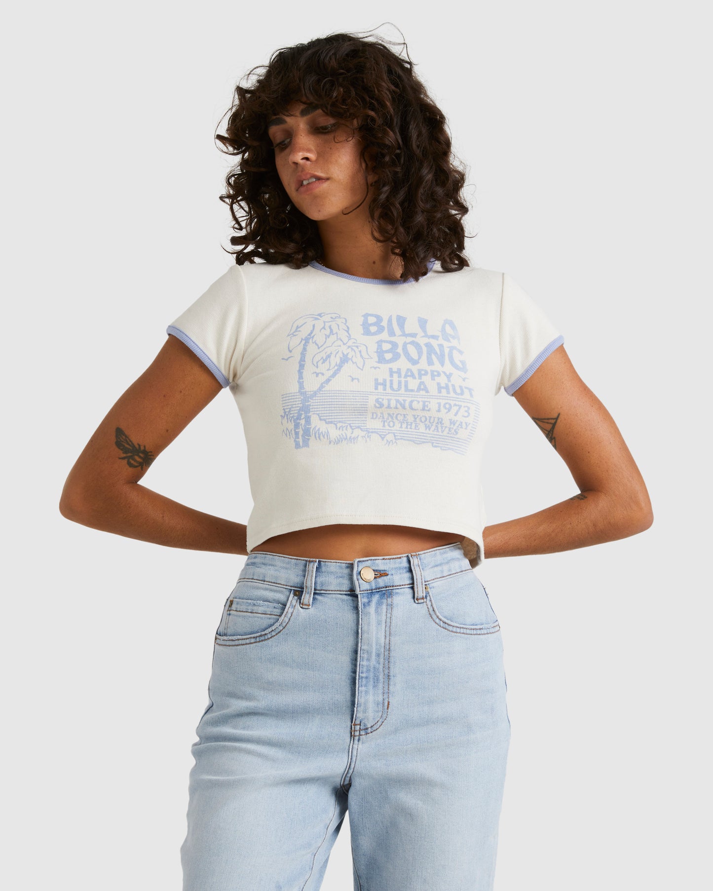 Womens Hula Girl Baby Fitted T-Shirt - Billabong Malaysia