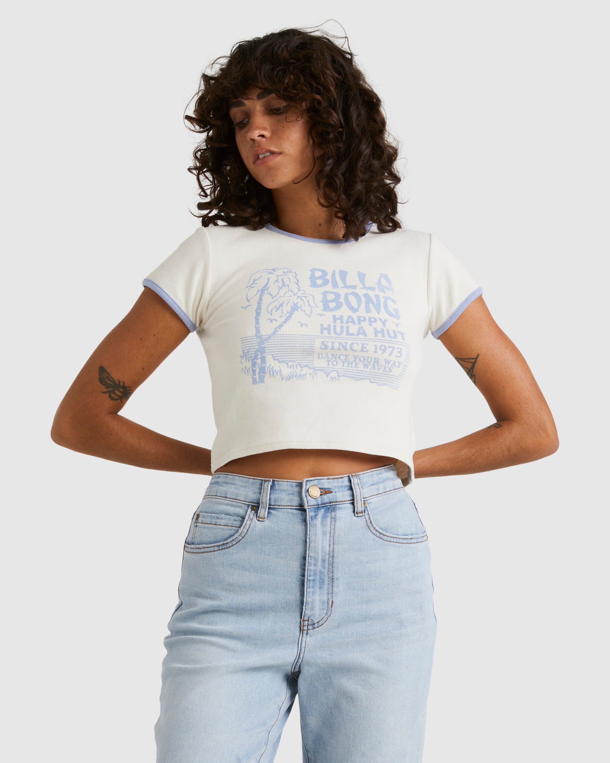 Womens Hula Girl Baby Fitted T-Shirt - Billabong Malaysia