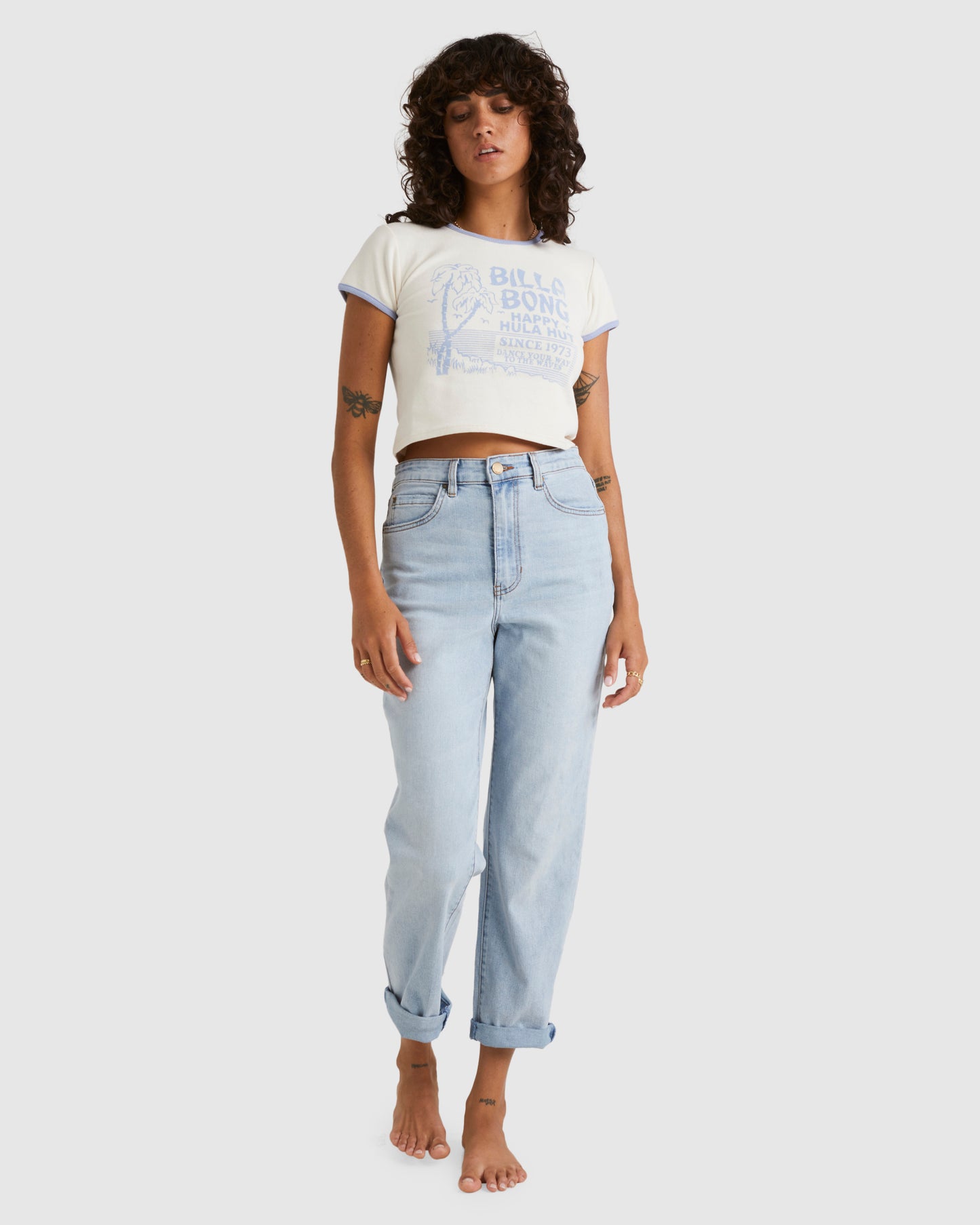 Womens Hula Girl Baby Fitted T-Shirt - Billabong Malaysia