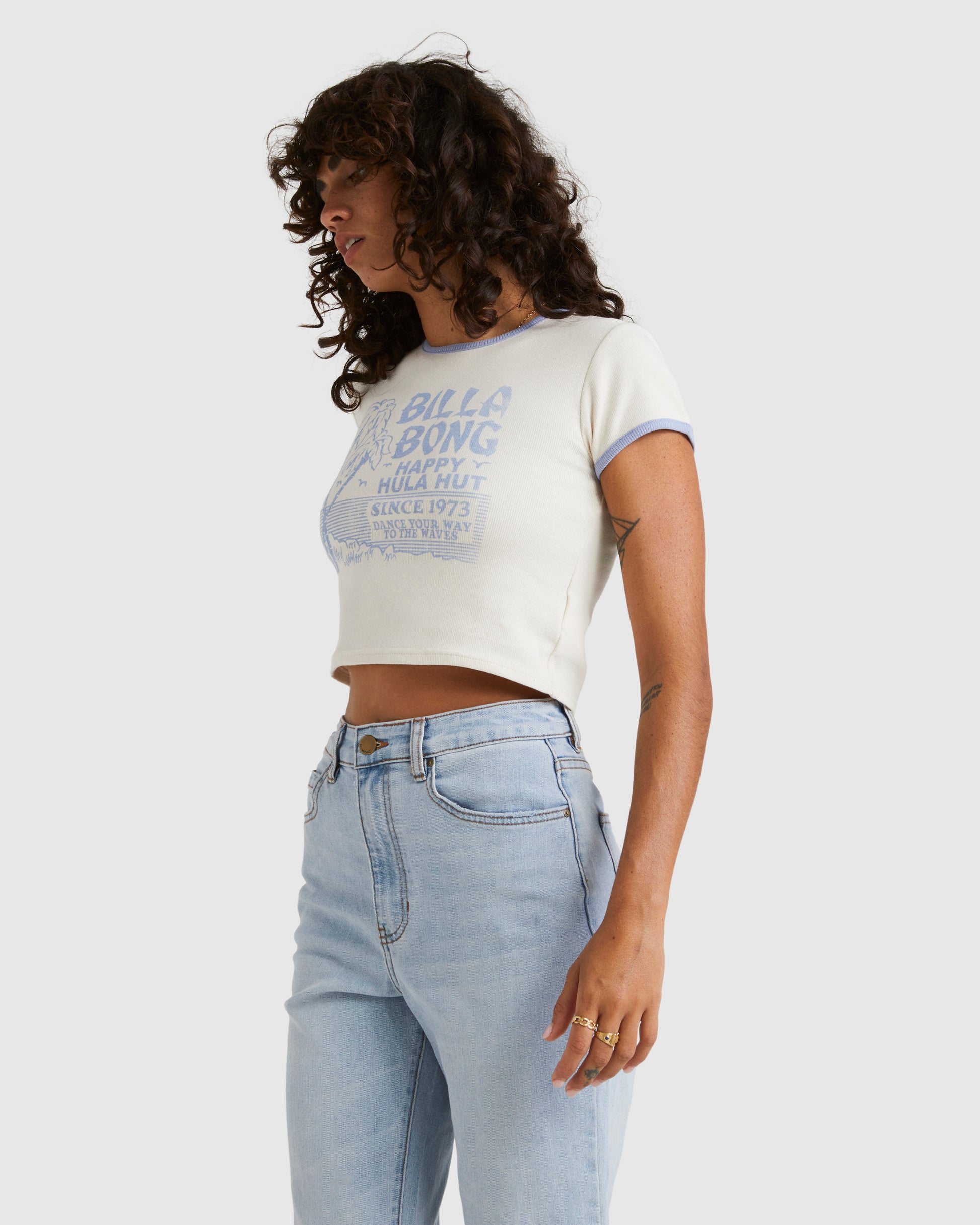 Womens Hula Girl Baby Fitted T-Shirt - Billabong Malaysia