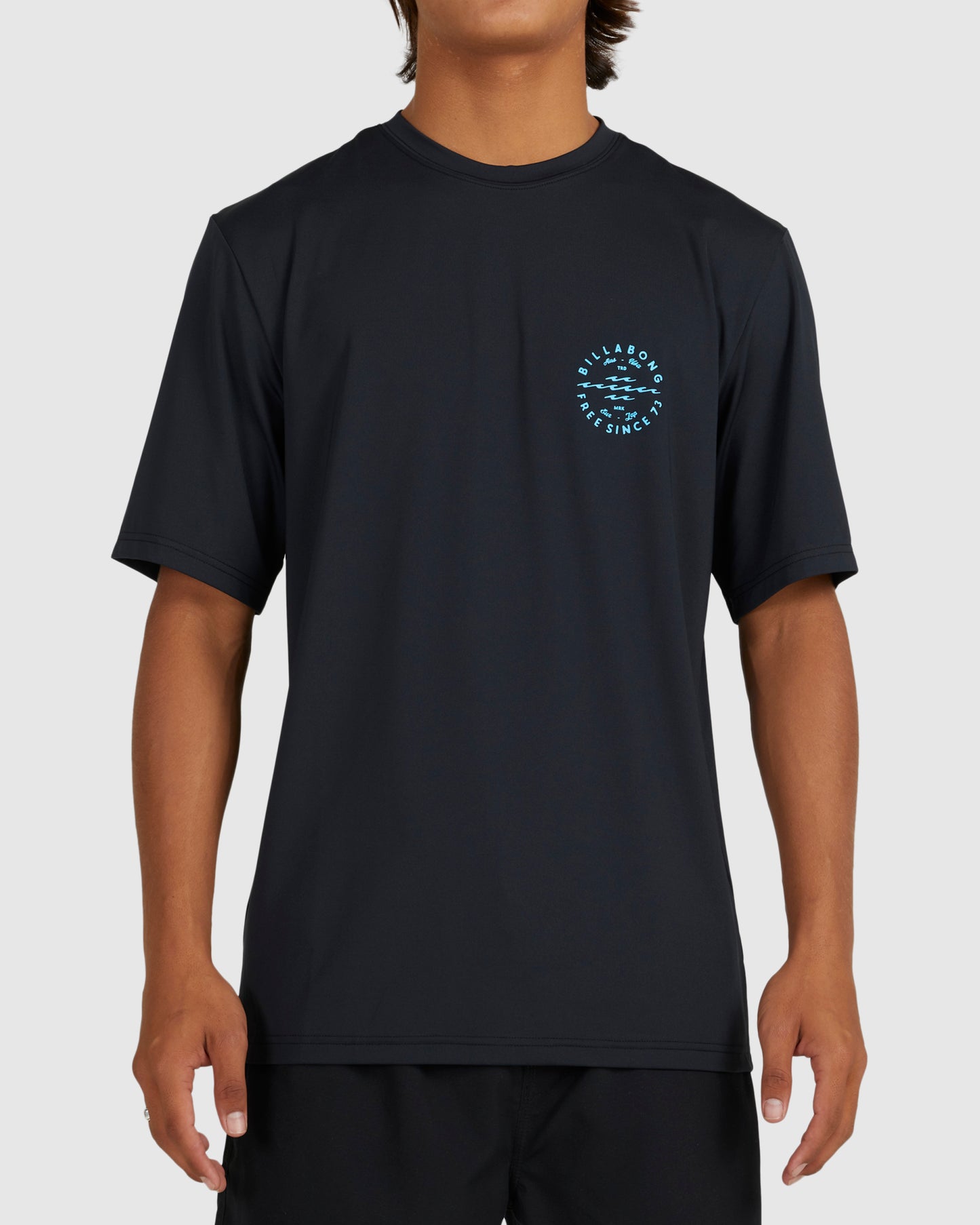 Mens Big Wave Daz Upf 50 Short Sleeve Rashguard - Billabong Malaysia
