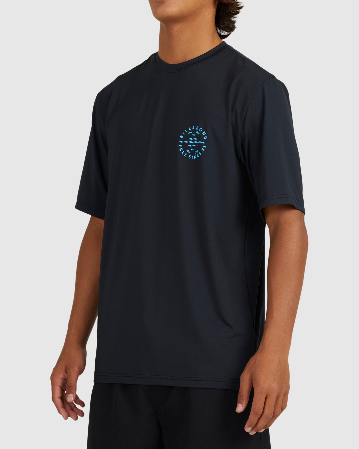 Mens Big Wave Daz Upf 50 Short Sleeve Rashguard - Billabong Malaysia