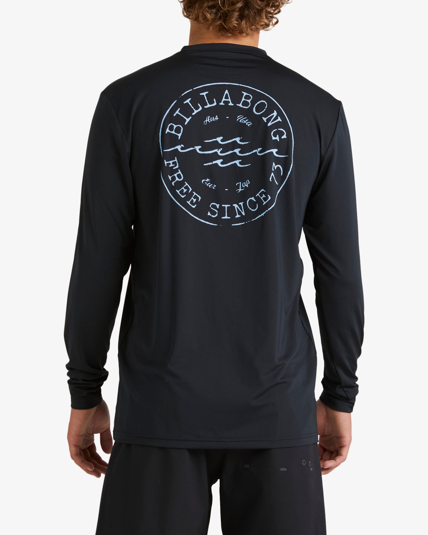Mens Big Wave Daz Long Sleeve Upf 50 Rashguard - Billabong Malaysia
