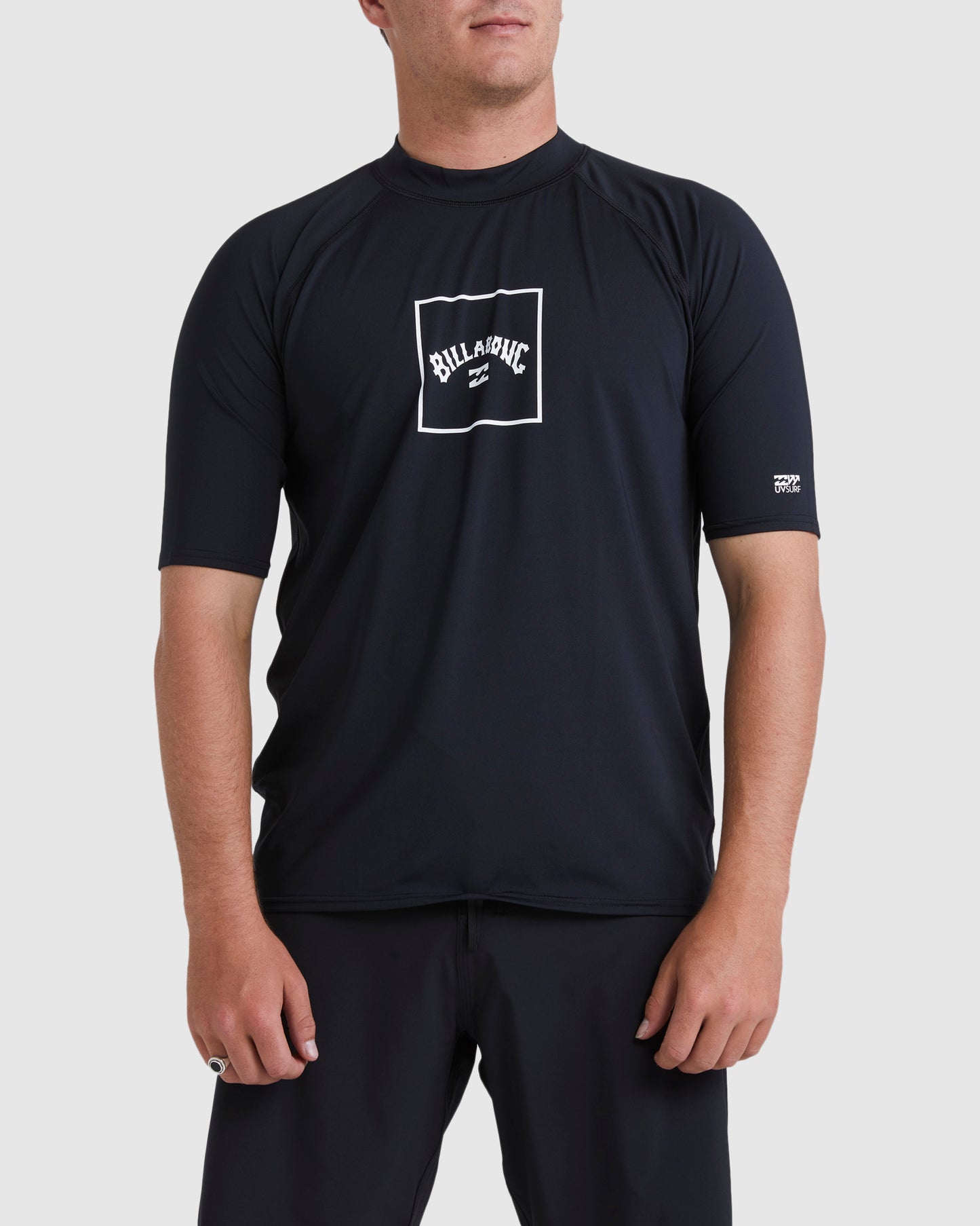Mens Boxed Arch Short Sleeve Rash Vest - Billabong Malaysia