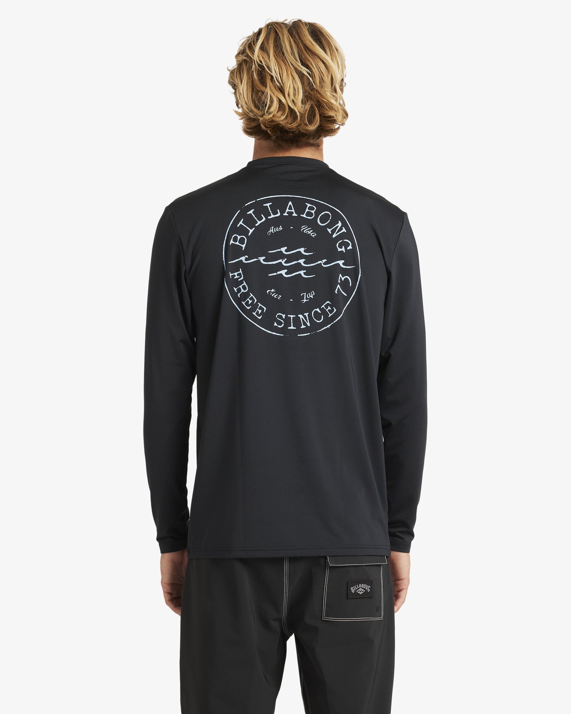 Mens Big Wave Daz Long Sleeve Rash Vest - Billabong Malaysia