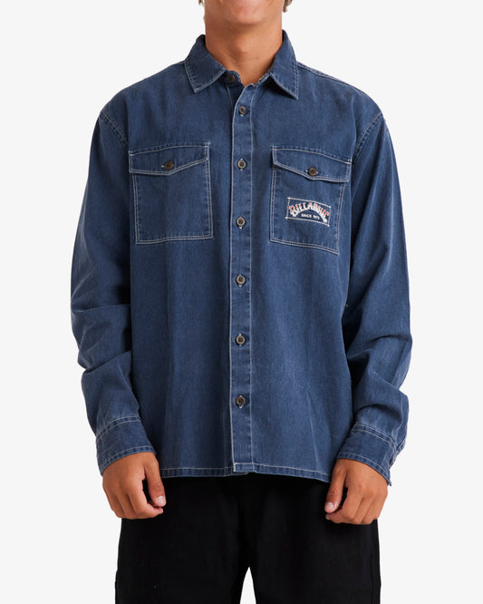Mens Bong Years Over Long Sleeve Shirt - Billabong Malaysia