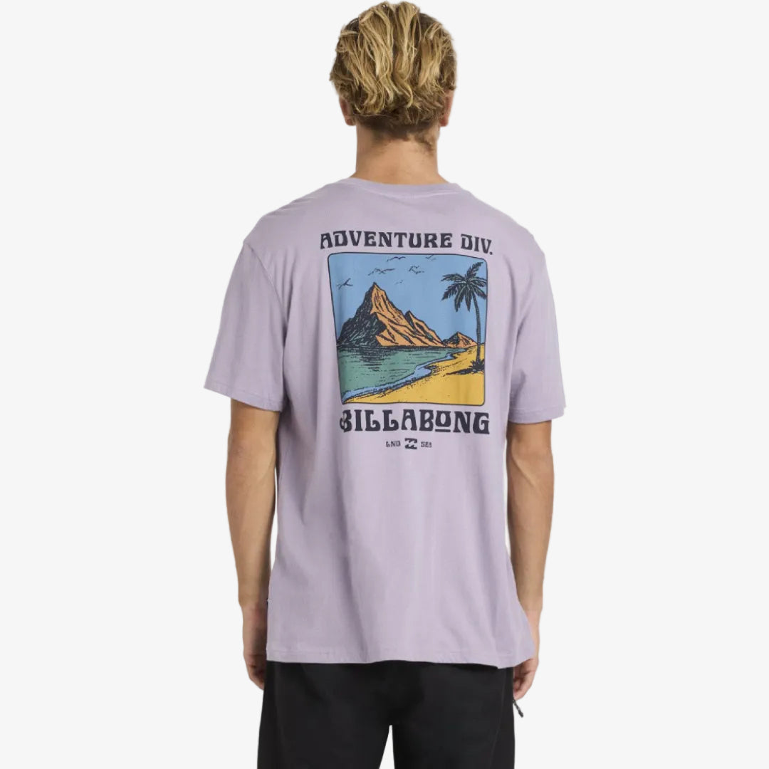 Mens Post Cards A/DIV Premium T-Shirt - Billabong Malaysia