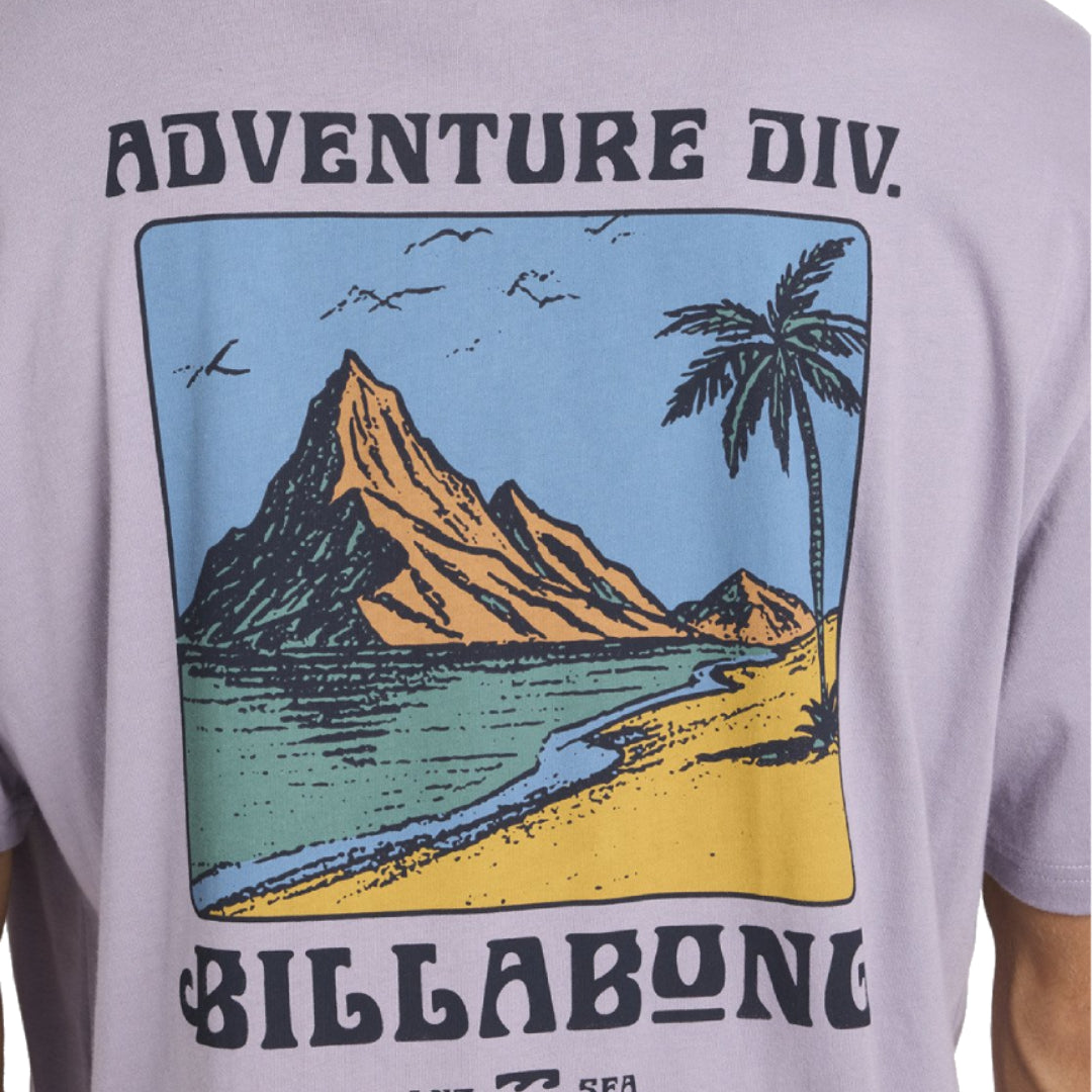 Mens Post Cards A/DIV Premium T-Shirt - Billabong Malaysia
