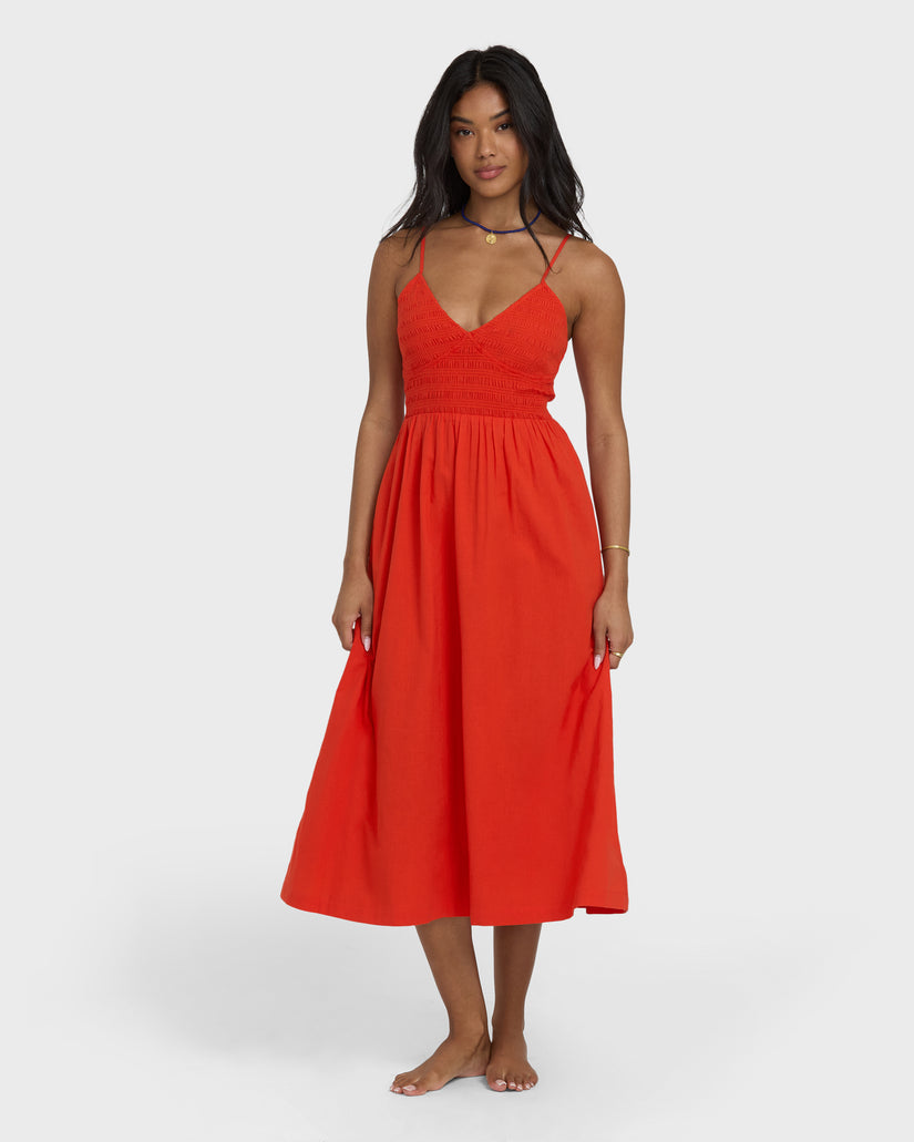 Such A Trip Midi Dress - Billabong Malaysia