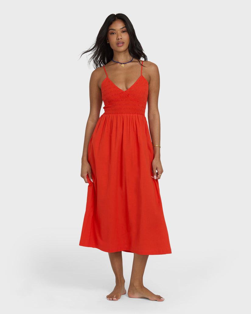 Such A Trip Midi Dress - Billabong Malaysia