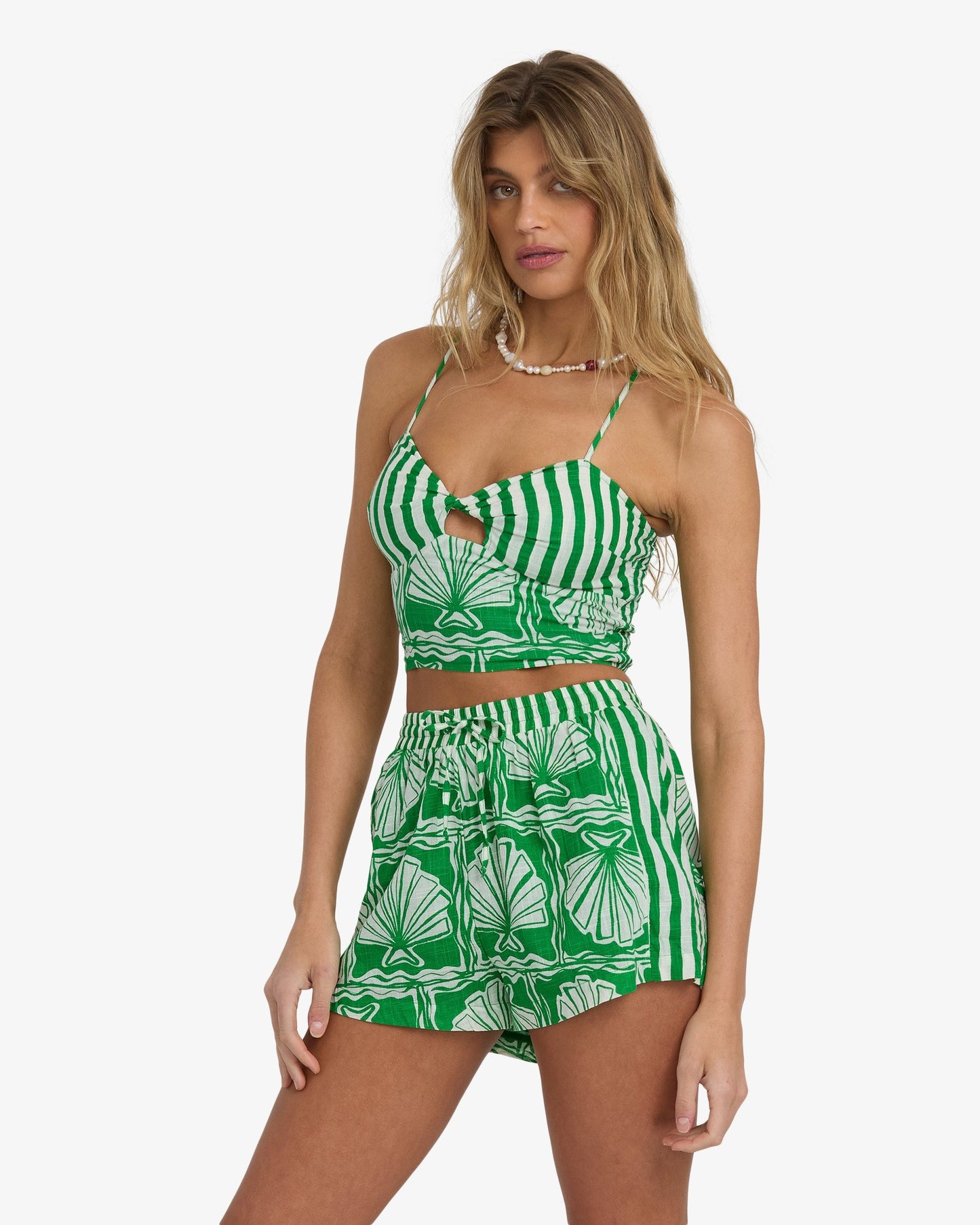 Womens Sea Shell Elasticated Shorts - Billabong Malaysia