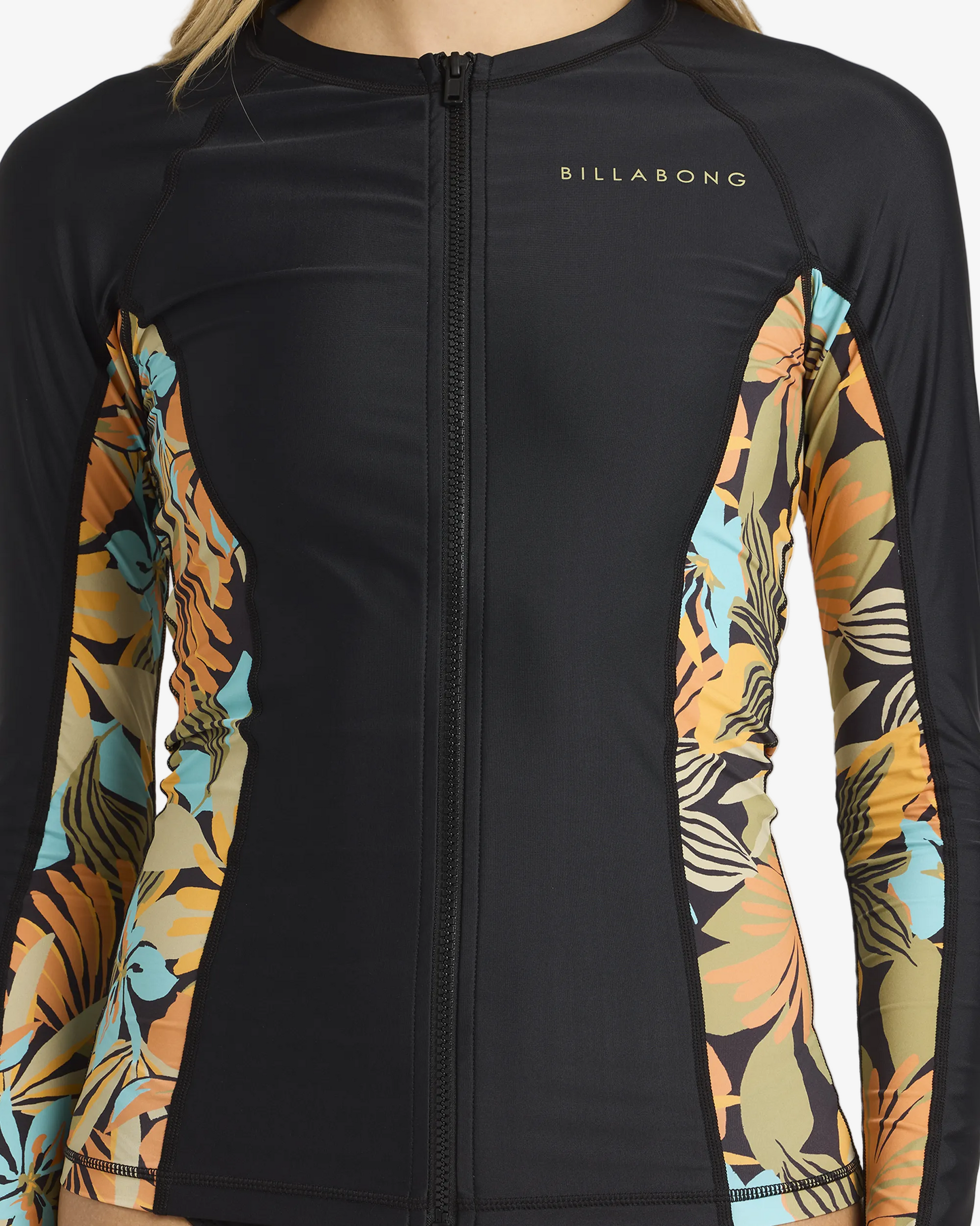 Womens Des Tropiques Off Shore Long Slevee Sunshirt Rash Vest - Billabong Malaysia