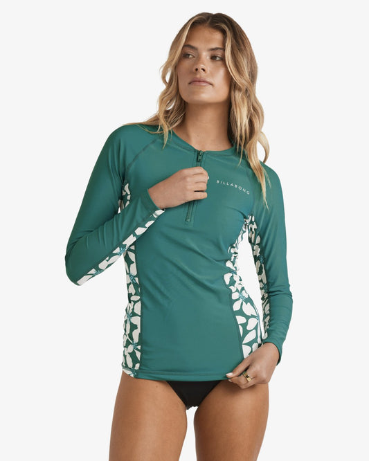 Womens Belong Together Reef Break Long Sleeve Rash Vest
