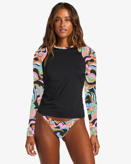 Womens Dont Trip Long Sleeve Upf 50 Rashguard - Billabong Malaysia