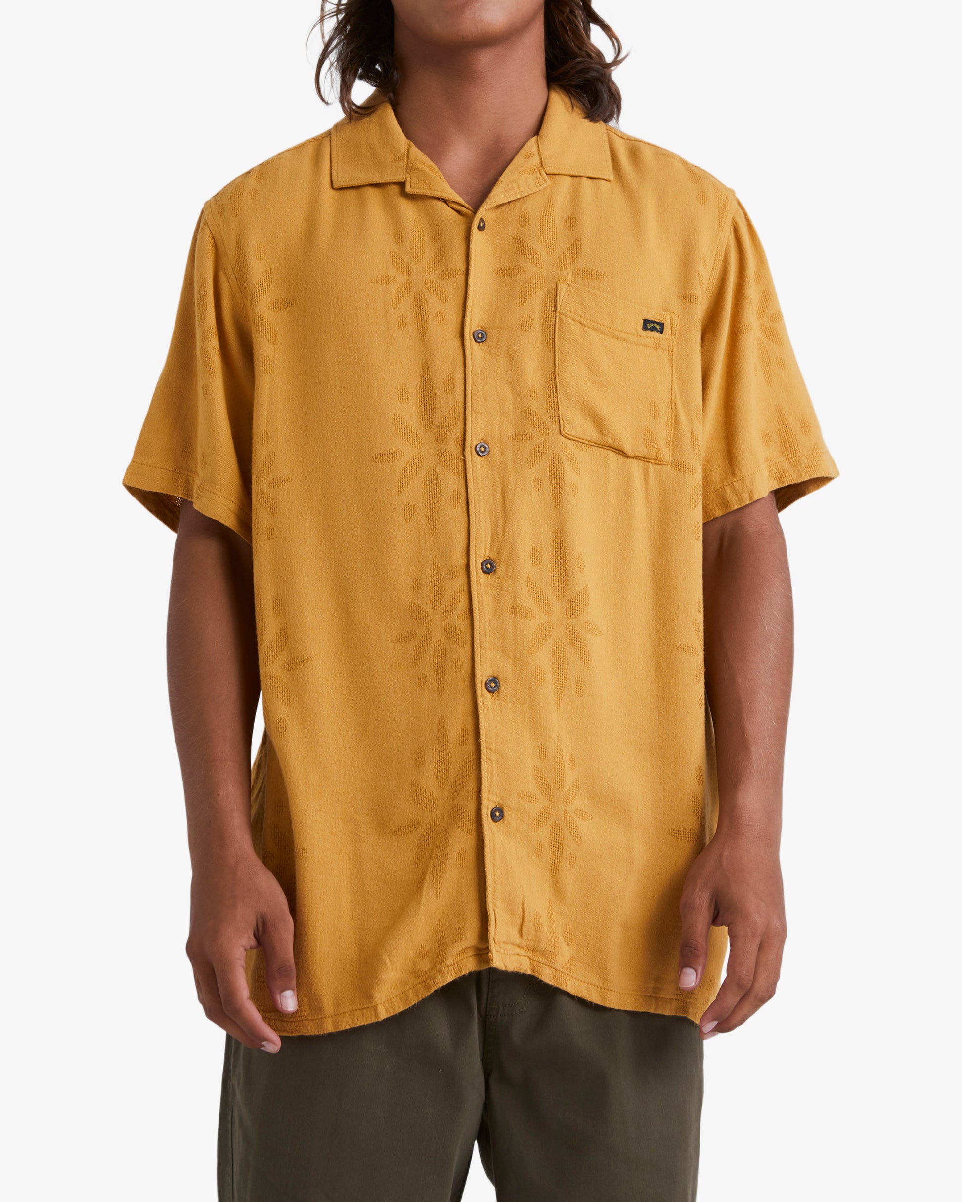 Mens Vacay Jacquard Short Sleeve Shirt - Billabong Malaysia